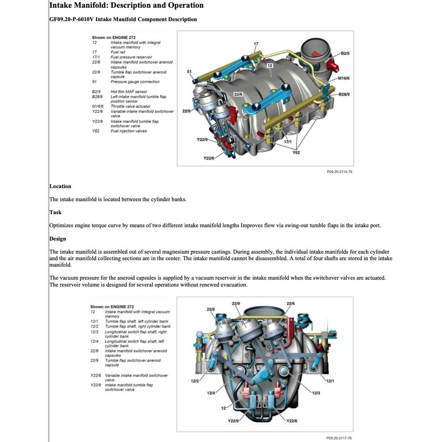 MERCEDES BENZ ENGINE M272 SERVICE REPAIR MANUAL + TRAINING HANDOUTS - Image 4