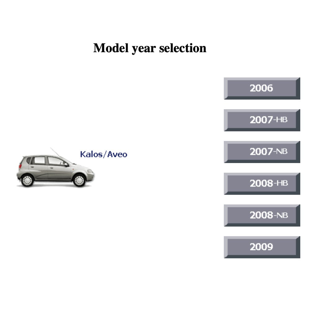 CHEVROLET AVEO (2006-2009) SERVICE WORKSHOP MANUAL - !! WORKSHOP/DEALER MOST WANTED !! - Image 4