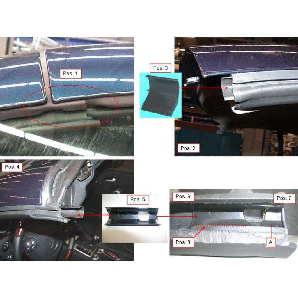 MERCEDES-BENZ SLK R171 (2004-2011) VARIO ROOF SERVICE REPAIR MANUAL - Image 7