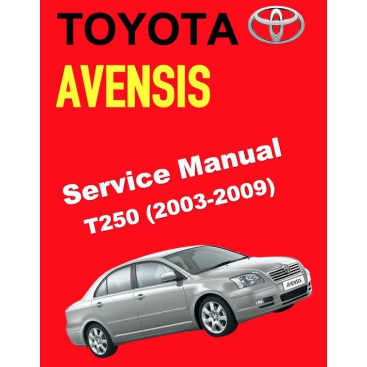 TOYOTA AVENSIS (2003-2009) SERVICE WORKSHOP MANUAL - Image 2