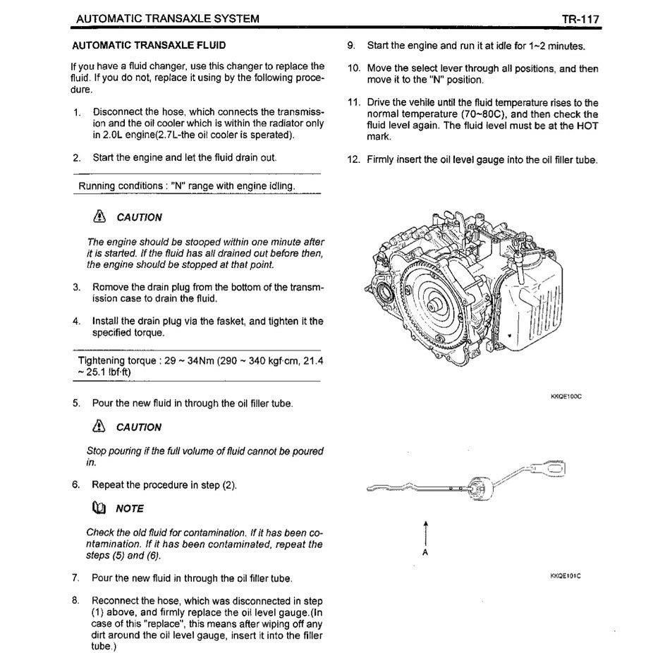 HYUNDAI TUCSON JM (2004-2009) SERVICE WORKSHOP MANUAL - Image 5