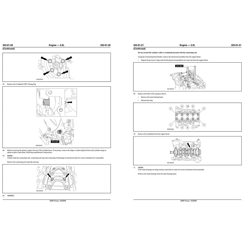 FORD DURATEC 2.0L ENGINE WORKSHOP MANUAL - Image 4