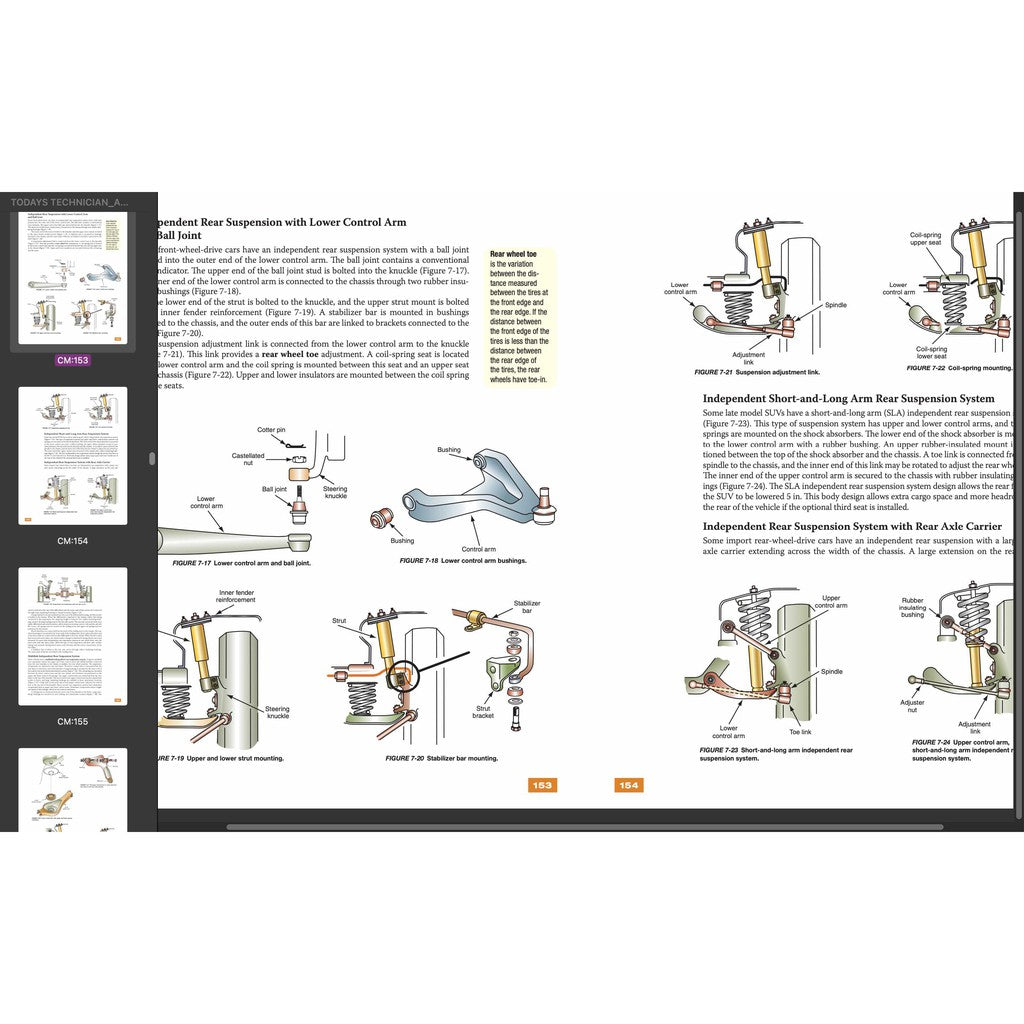 TODAY'S TECHNICIAN: AUTOMOTIVE SUSPENSION & STEERING SYSTEMS - TRAINING AND WORKSHOP MANUAL - Image 8