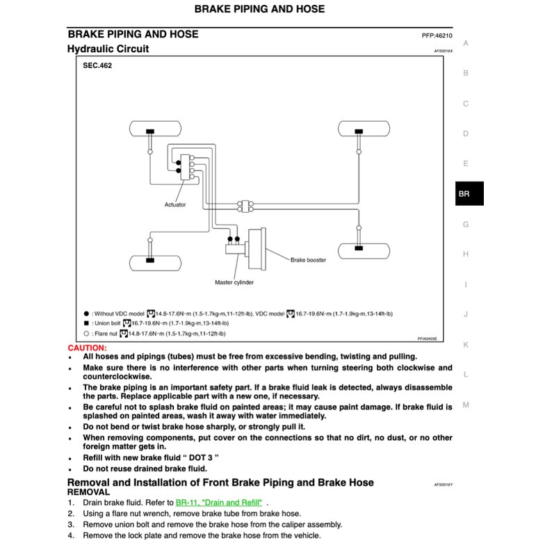 NISSAN MURANO Z50 (2003-2007) SERVICE WORKSHOP MANUAL - Image 10