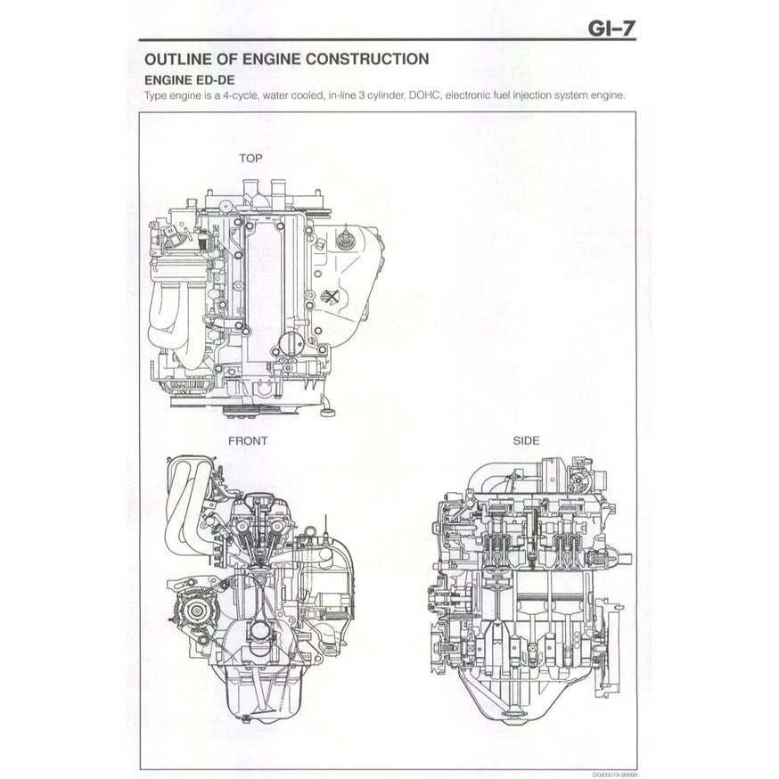 PERODUA KANCIL MK2 (2002-2009) SERVICE WORKSHOP MANUAL - Image 4