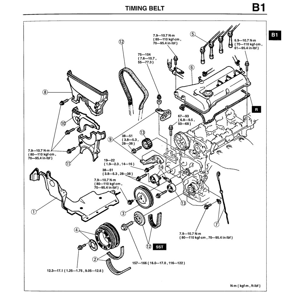 MAZDA 323 FAMILIA / PROTEGE BH (1994-1998) SERVICE WORKSHOP MANUAL - Image 4