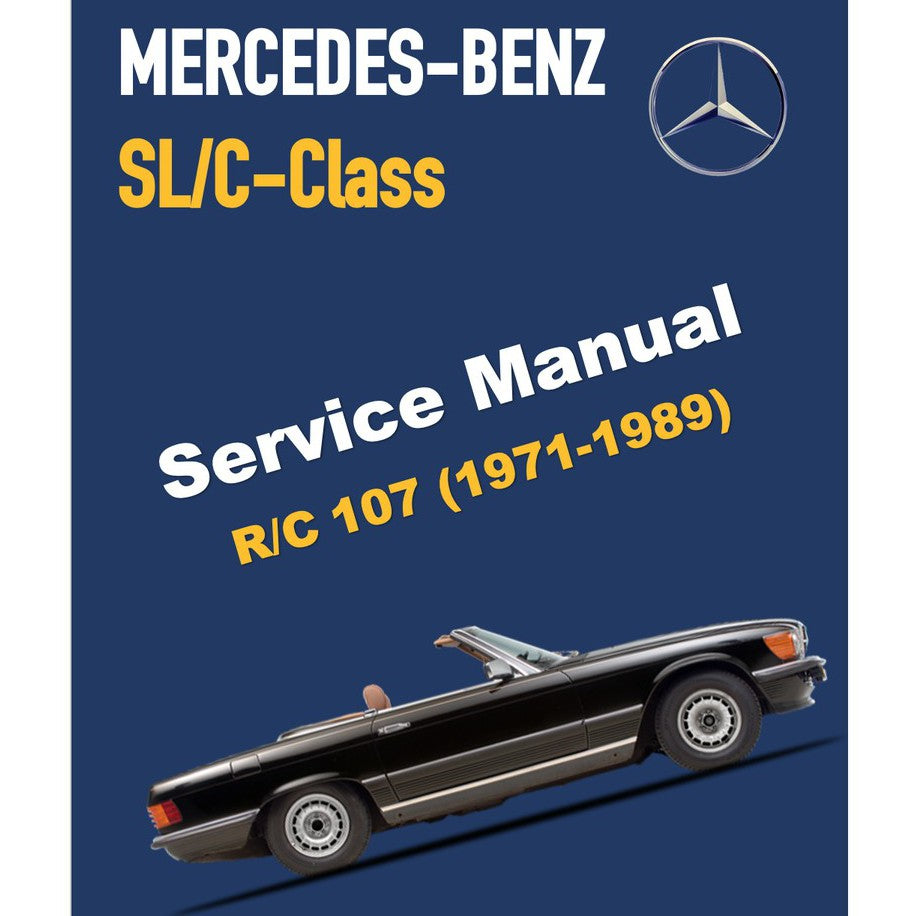 MERCEDES-BENZ R/C107 (1971-1989) SERVICE WORKSHOP MANUAL - Image 2