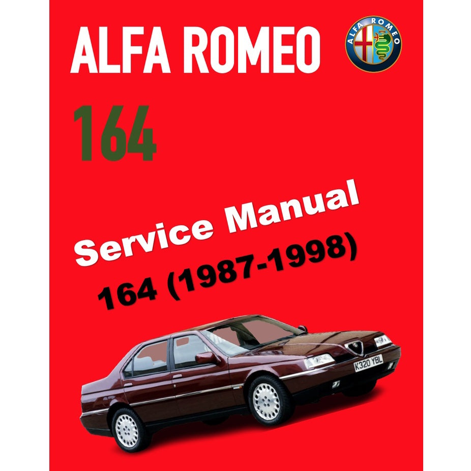 ALFA ROMEO 164 (1987-1998) SERVICE WORKSHOP MANUAL