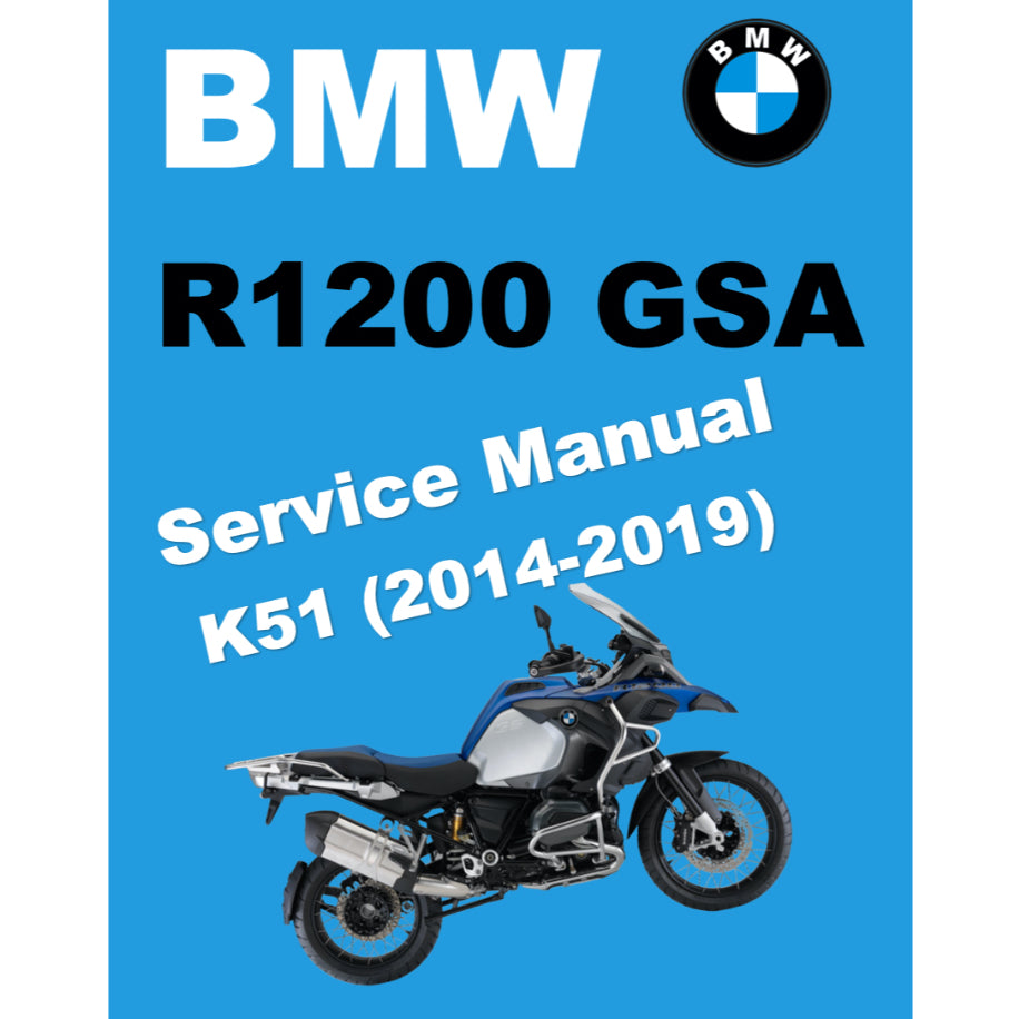 BMW R1200GS ADVENTURE K51 (2014-2019) SERVICE WORKSHOP MANUAL + PARTS CATALOGUE + OWNER'S MANUAL - Image 2