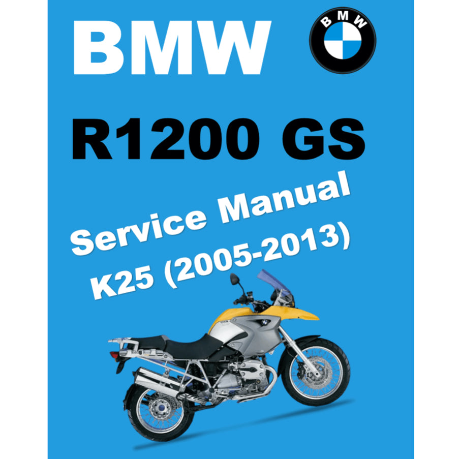 BMW R1200 GS / R1200GS K25 (2005-2013) SERVICE WORKSHOP MANUAL + PARTS CATALOGUE + OWNER'S MANUAL - Image 2