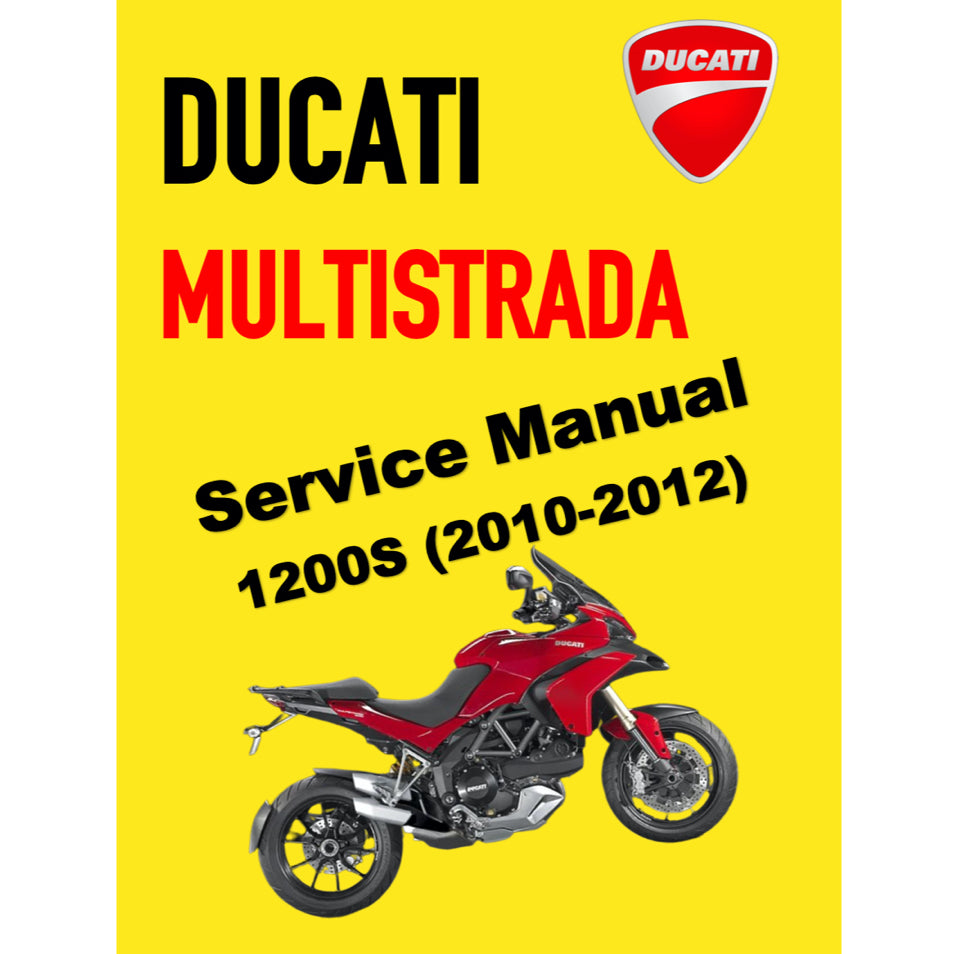 DUCATI MULTISTRADA 1200S (2010-2012) SERVICE WORKSHOP MANUAL + PARTS CATALOGUE + OWNER'S MANUAL - Image 2
