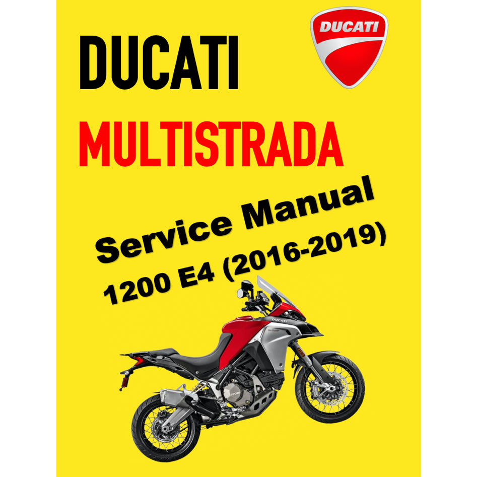 DUCATI MULTISTRADA 1200 ENDURO E4 (2016-2019) SERVICE WORKSHOP MANUAL + PARTS CATALOGUE + OWNER'S MANUAL - Image 2