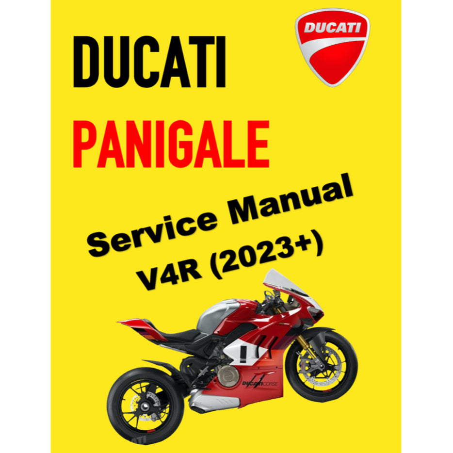 DUCATI PANIGALE V4R (2023+) SERVICE WORKSHOP MANUAL + PARTS CATALOGUE + OWNER'S MANUAL - Image 2