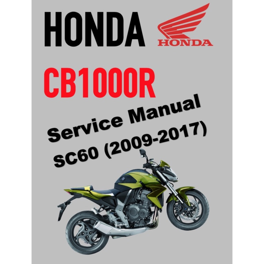 HONDA CB1000R SC60 (2009-2017) SERVICE WORKSHOP MANUAL + OWNER'S MANUAL / CB 1000 R - Image 2
