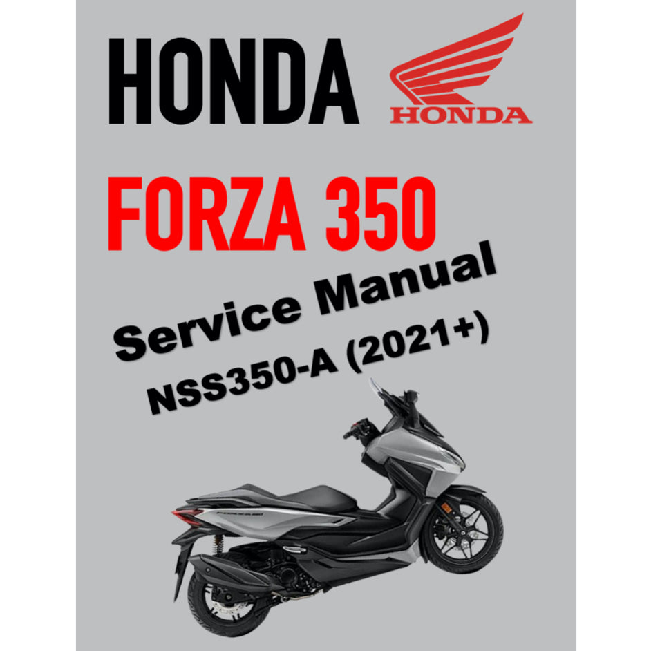 HONDA FORZA 350 NSS350-A (2021+) SERVICE WORKSHOP MANUAL IN THAI LANGUAGE + PARTS CATALOGUE + OWNER'S MANUAL - Image 2