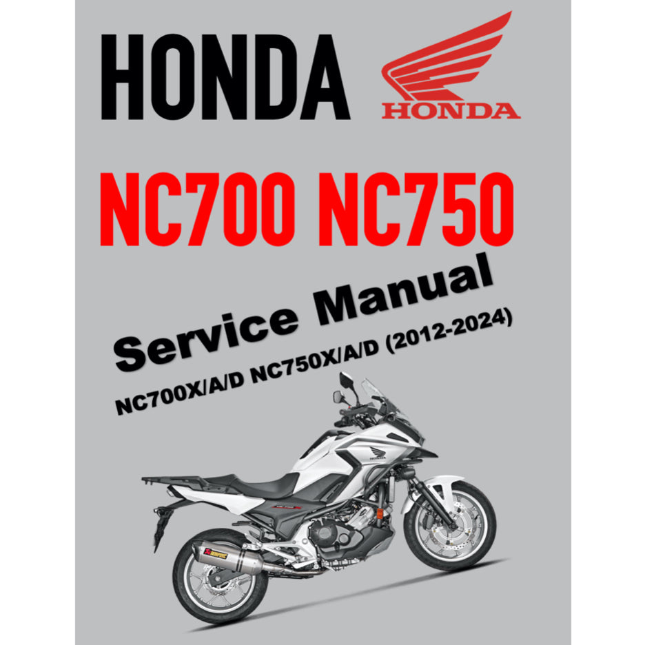 HONDA NC700X/A/D / NC750X/A/D (2012-2024) SERVICE WORKSHOP MANUAL + PARTS CATALOGUE + OWNER'S MANUAL - Image 2