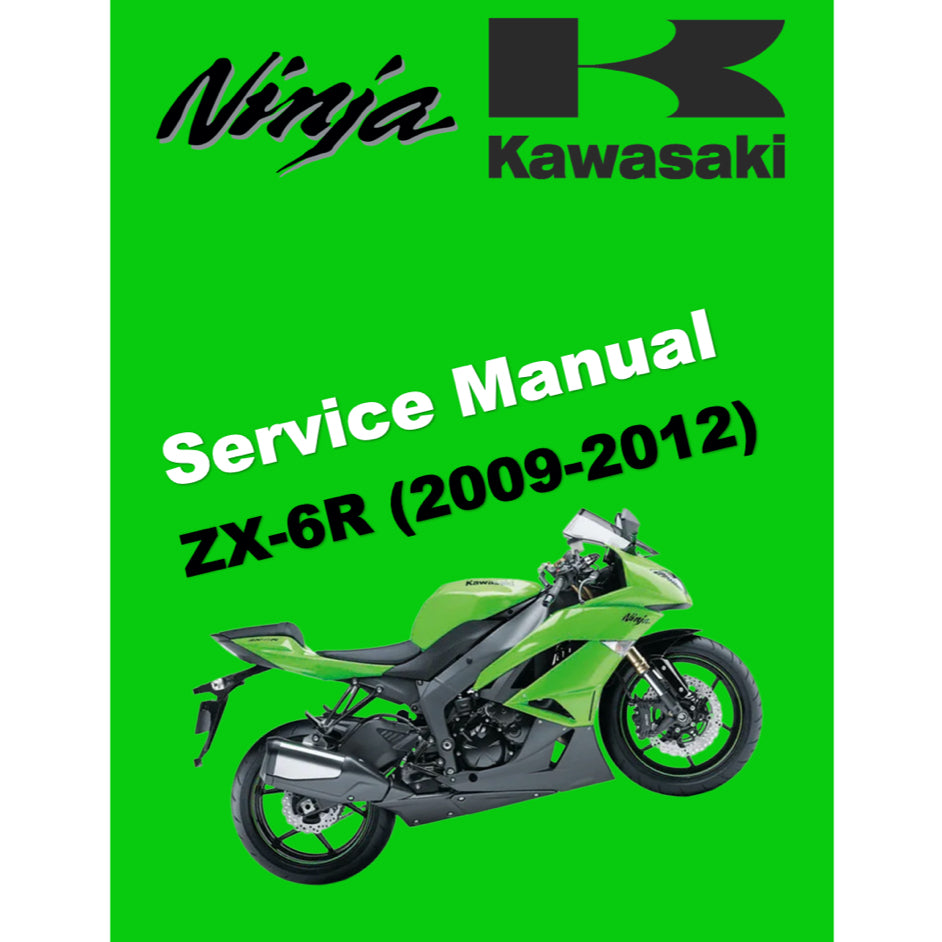 KAWASAKI ZX-6R (2009-2012) SERVICE WORKSHOP MANUAL + OWNER'S MANUAL - Image 2