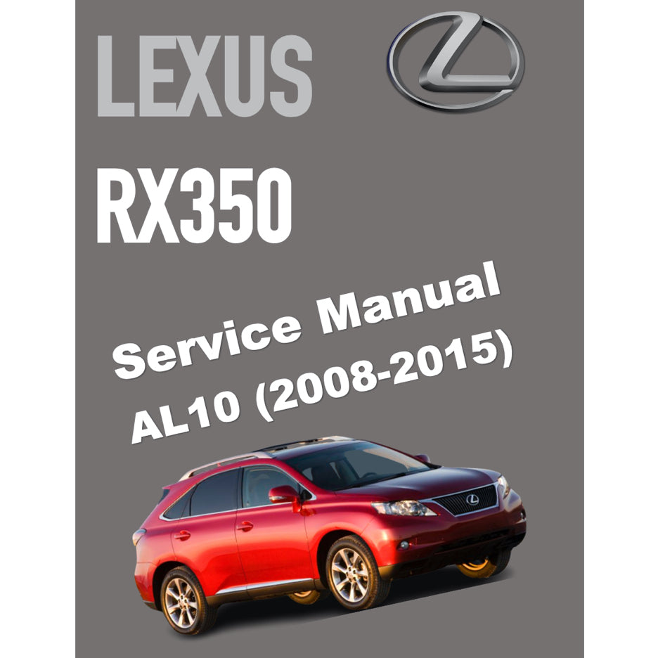 LEXUS RX350 AL10 (2008-2015) SERVICE WORKSHOP MANUAL - Image 2
