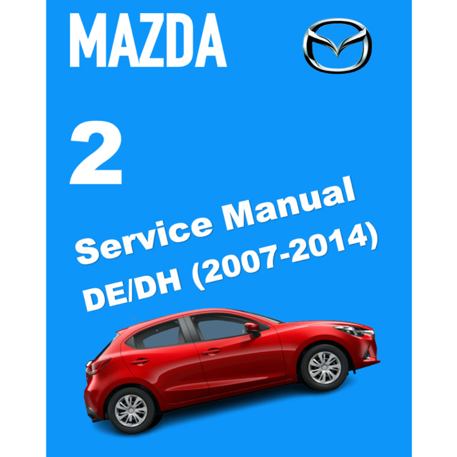 MAZDA 2 DE/DH (2007-2014) SERVICE WORKSHOP MANUAL - Image 2