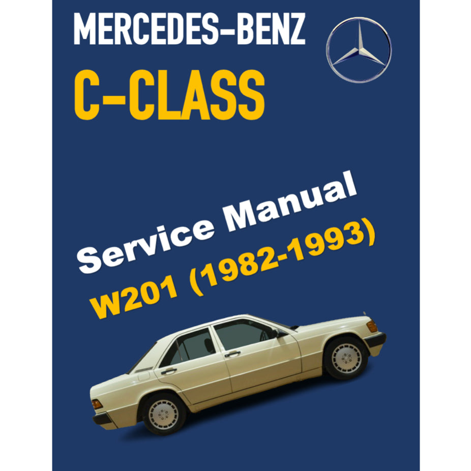 MERCEDES-BENZ 190 W201 (1982-1993) SERVICE WORKSHOP MANUAL LIBRARY