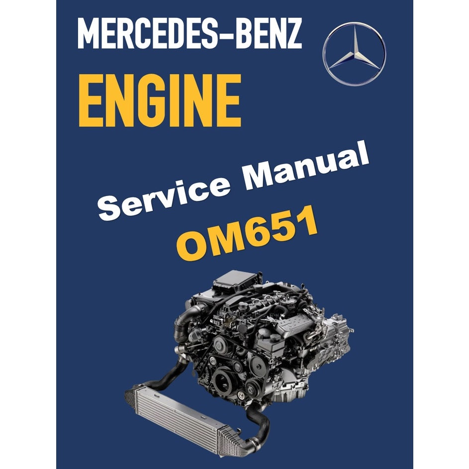 MERCEDES BENZ ENGINE OM651 SERVICE REPAIR MANUAL - Image 2