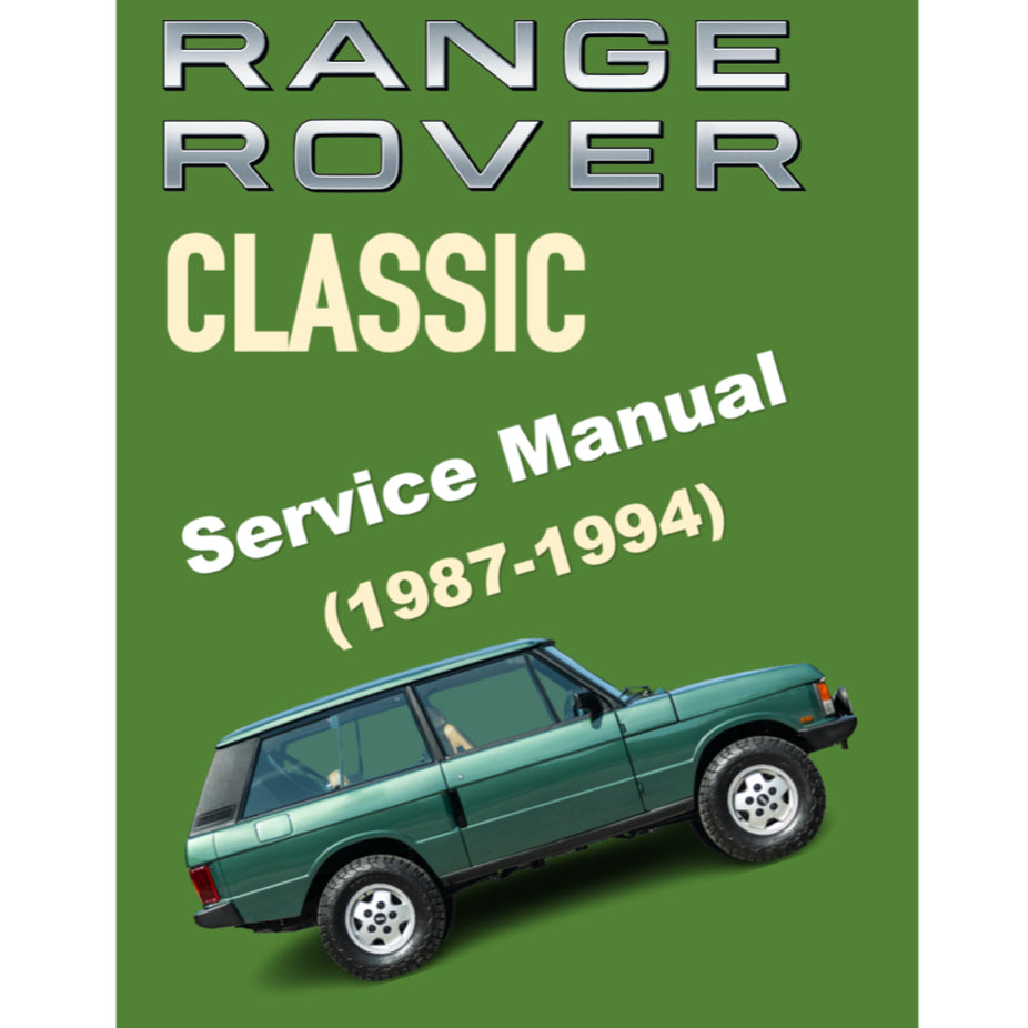 RANGE ROVER CLASSIC (1987-1994) SERVICE WORKSHOP MANUAL - Image 2
