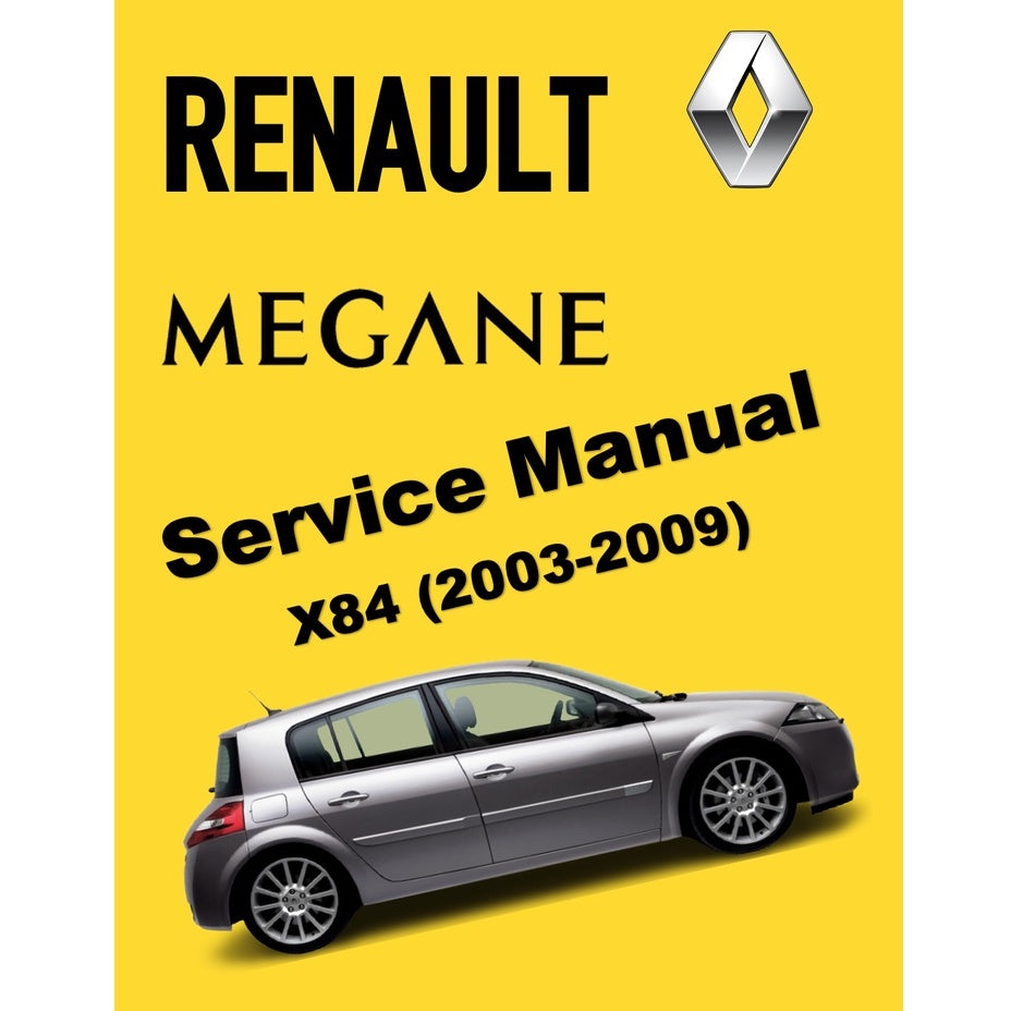 RENAULT MEGANE II X84 (2003-2009) SERVICE WORKSHOP MANUAL - Image 2