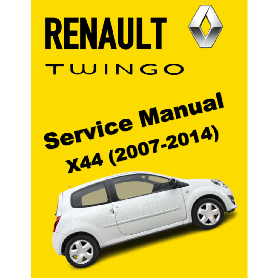 RENAULT TWINGO 2 (2007-2014) SERVICE WORKSHOP MANUAL