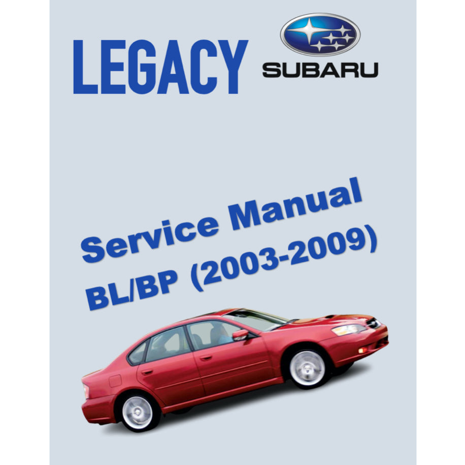 SUBARU LEGACY BL/BP (2003-2009) SERVICE WORKSHOP MANUAL - Image 2