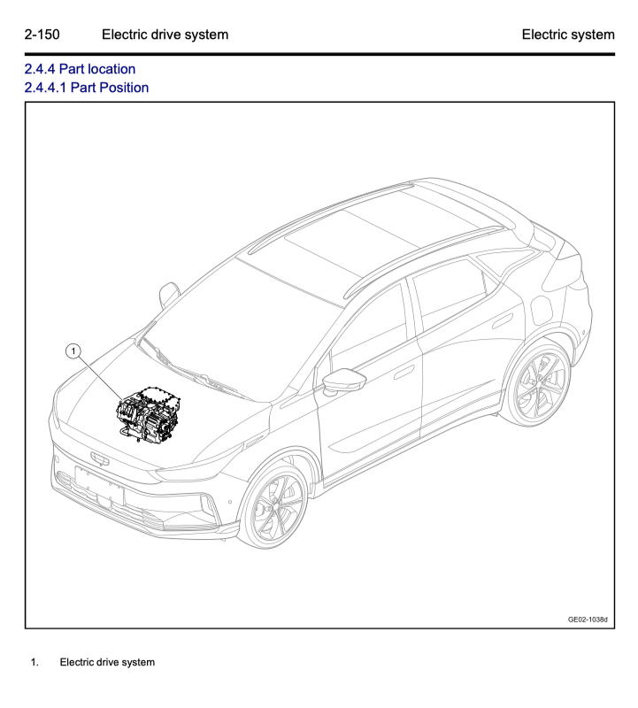 GEELY GEOMETRY-C (2021+) SERVICE WORKSHOP MANUAL - Image 4