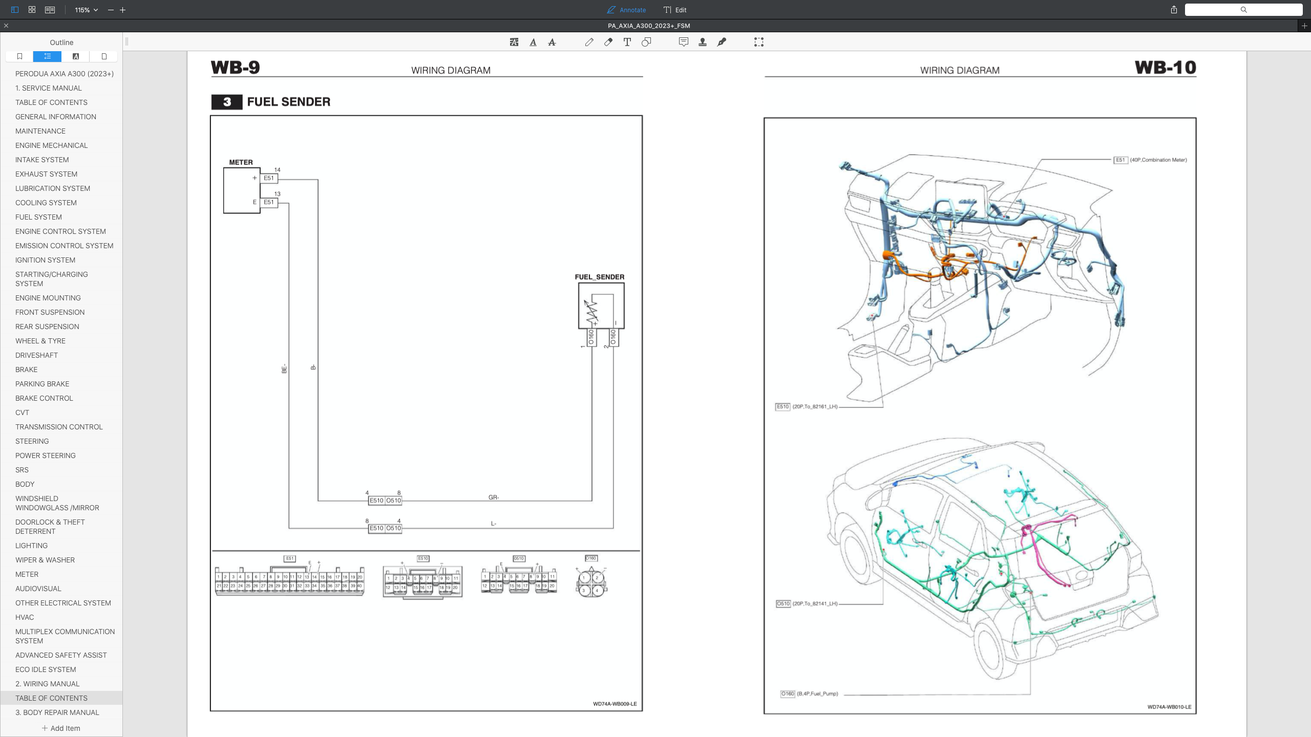 TOYOTA AGYA WIGO A350 (2023+) SERVICE WORKSHOP MANUAL - Image 12