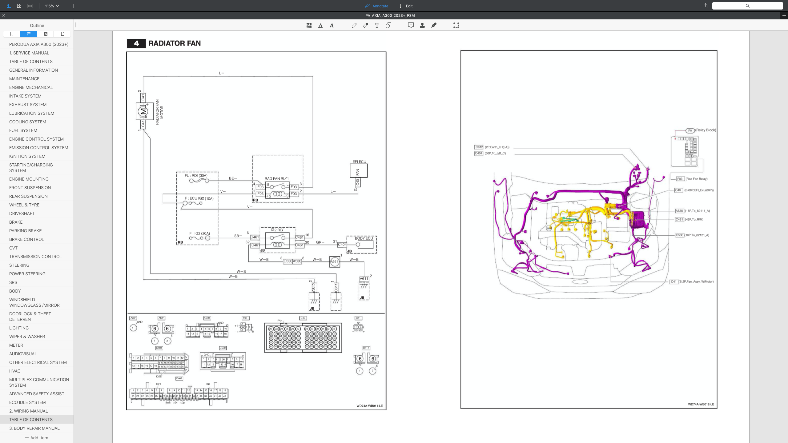 PERODUA AXIA A300 (2023+) SERVICE WORKSHOP MANUAL - Image 12