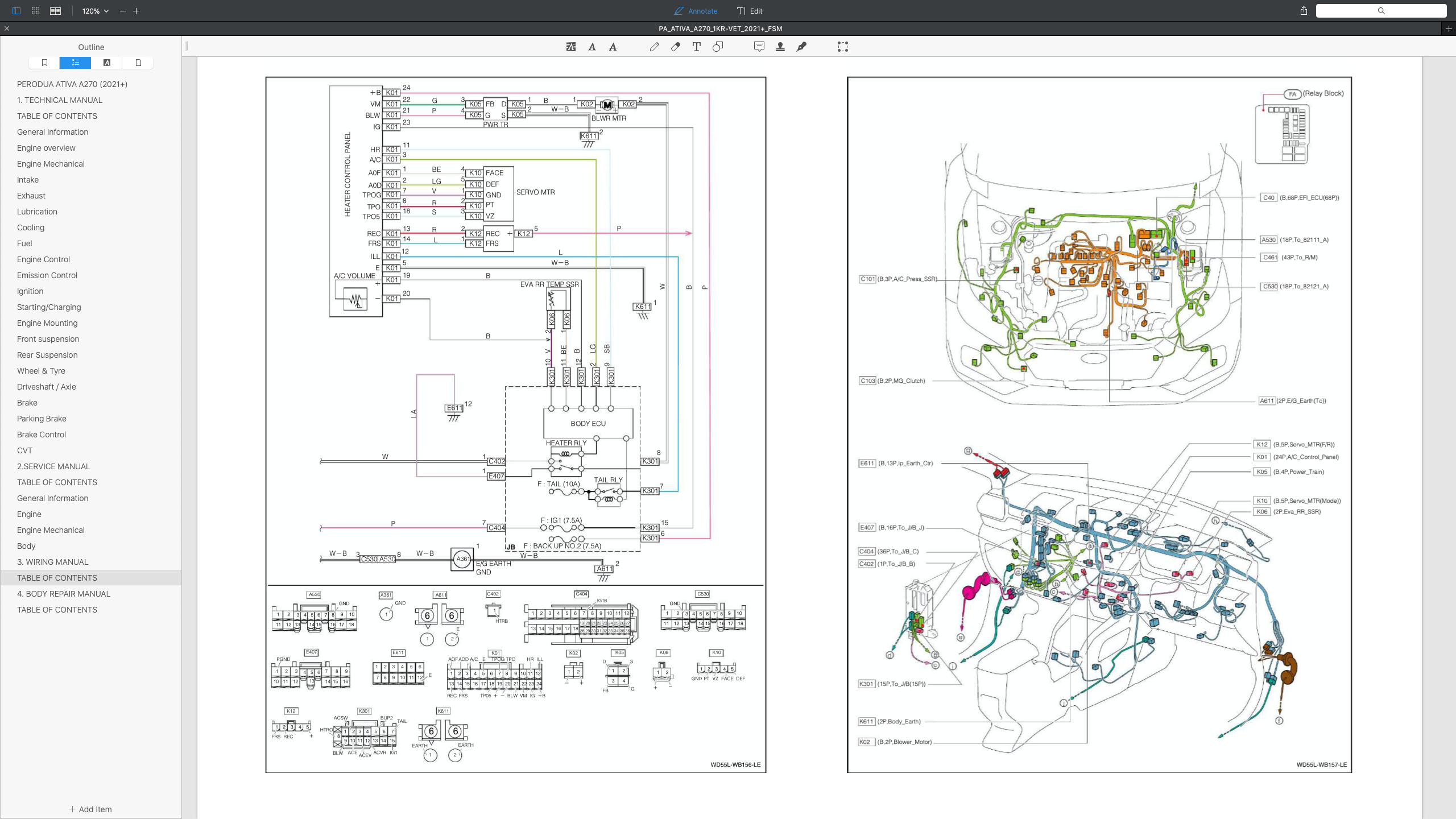 DAIHATSU ROCKY A250 (2021+) SERVICE WORKSHOP MANUAL - Image 11
