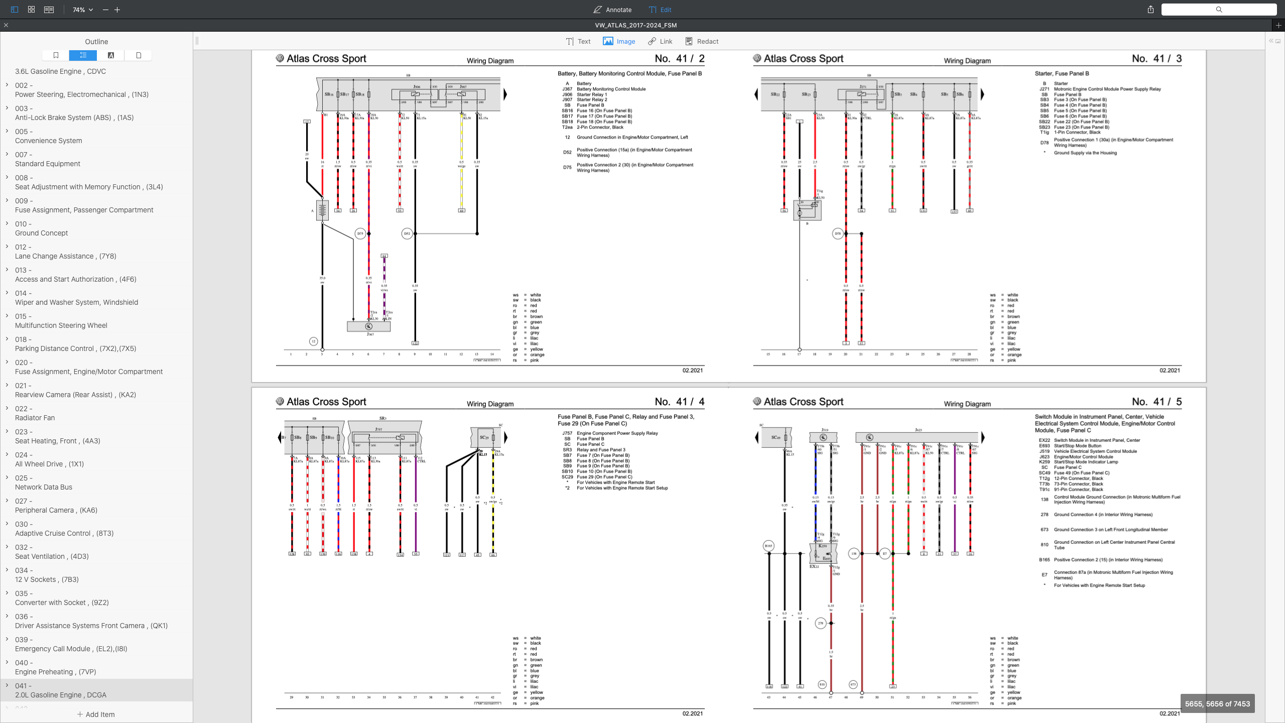 VW ATLAS (2O17-2024) SERVICE WORKSHOP MANUAL - Image 12