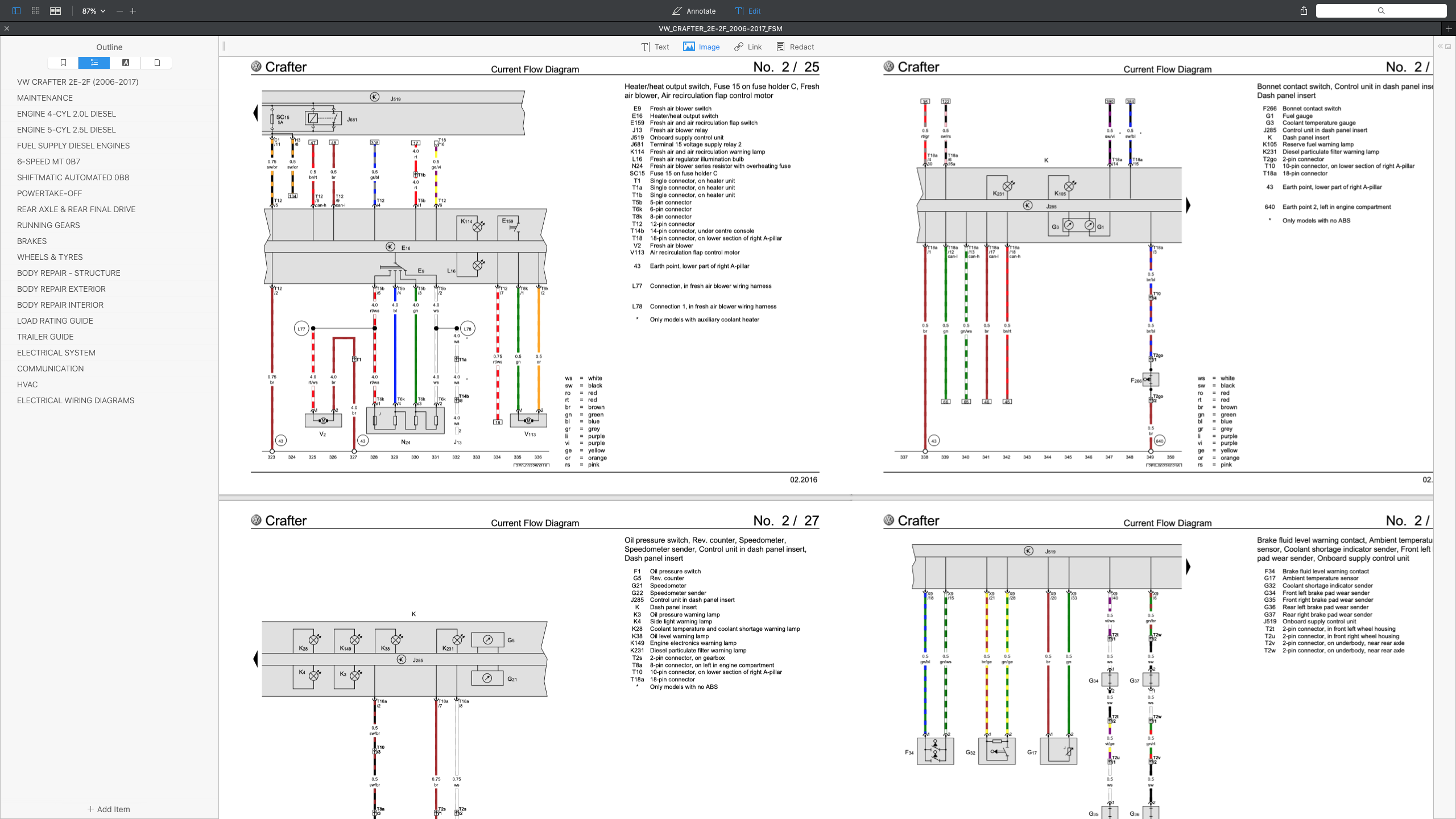 VW CRAFTER 2E/2F (2006-2017) SERVICE WORKSHOP MANUAL - Image 11