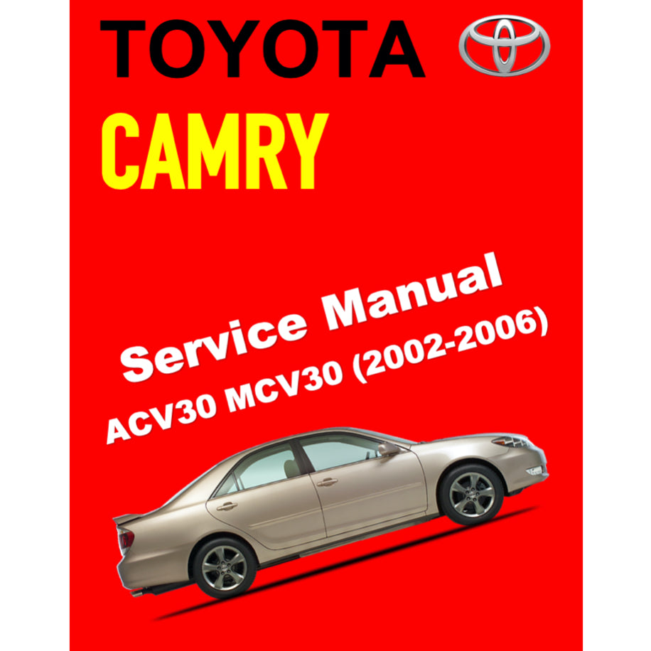 TOYOTA CAMRY ACV30 MCV30 (2002-2006) SERVICE WORKBOOK WORKSHOP MANUAL - Image 2