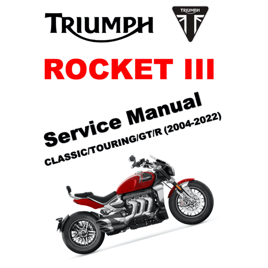 TRIUMPH ROCKET III CLASSIC / TOURING / GT / R (2004-2022) SERVICE WORKSHOP MANUAL - Image 2