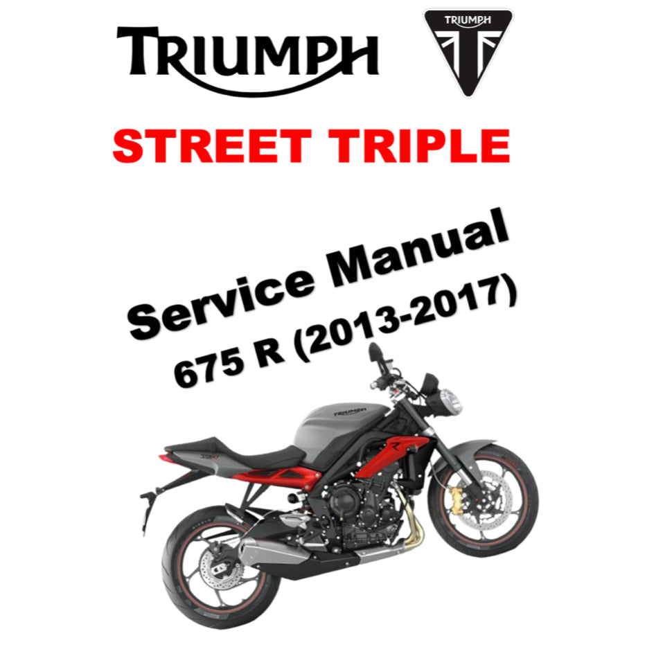 TRIUMPH STREET TRIPLE 675 /R (2013-2017) SERVICE WORKSHOP MANUAL + OWNER'S MANUAL - Image 2