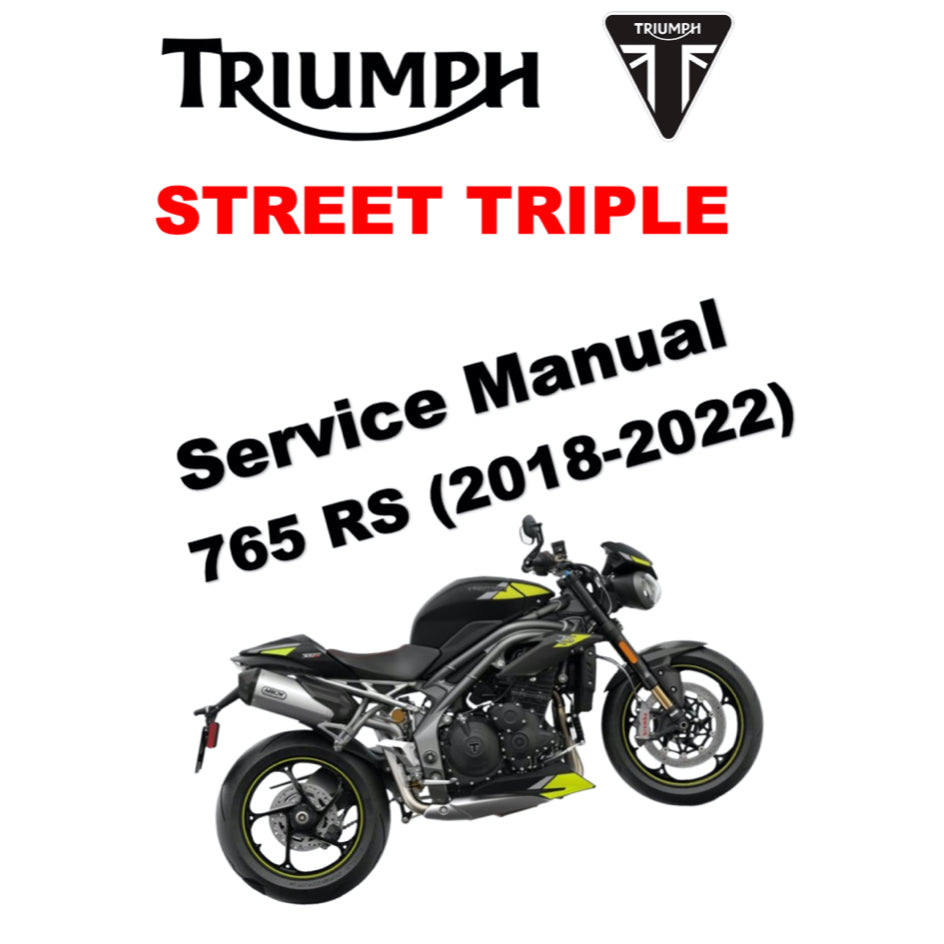TRIUMPH STREET TRIPLE 765 RS (2018-2022) SERVICE WORKSHOP MANUAL + OWNER'S MANUAL - Image 2