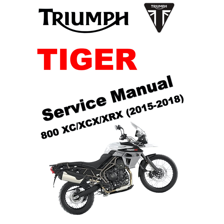 TRIUMPH TIGER 800XC/XCX/XRX (2015-2018) SERVICE WORKSHOP MANUAL + OWNER'S MANUAL - Image 2