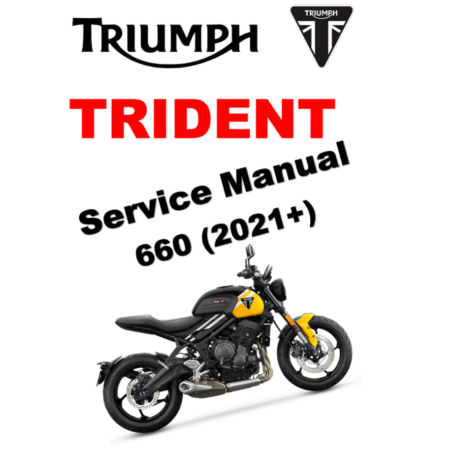 TRIUMPH TRIDENT 660 (2021+) SERVICE WORKSHOP MANUAL + OWNER'S MANUAL - Image 2