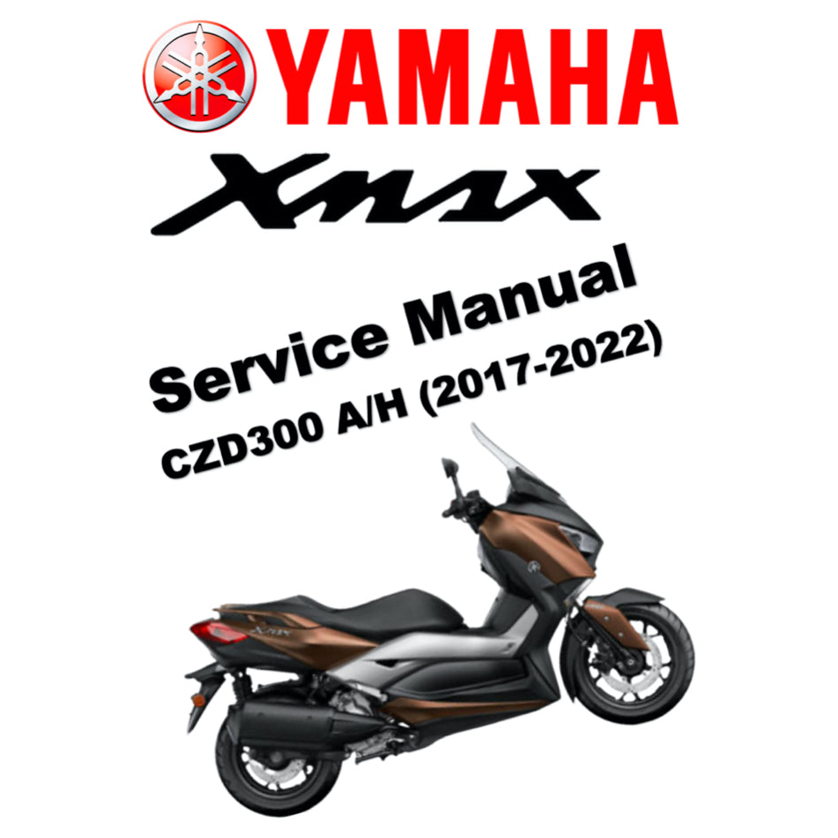XMAX YAMAHA X-MAX 300 (2017-2022) SERVICE WORKSHOP MANUAL + PARTS CATALOGUE + OWNER'S MANUAL - Image 2