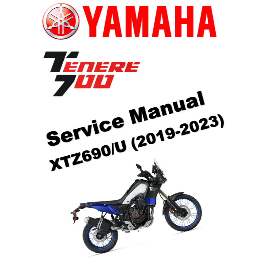 YAMAHA TENERE T700 (2019-2023) SERVICE WORKSHOP MANUAL + PARTS CATALOGUE + OWNER'S MANUAL - Image 2