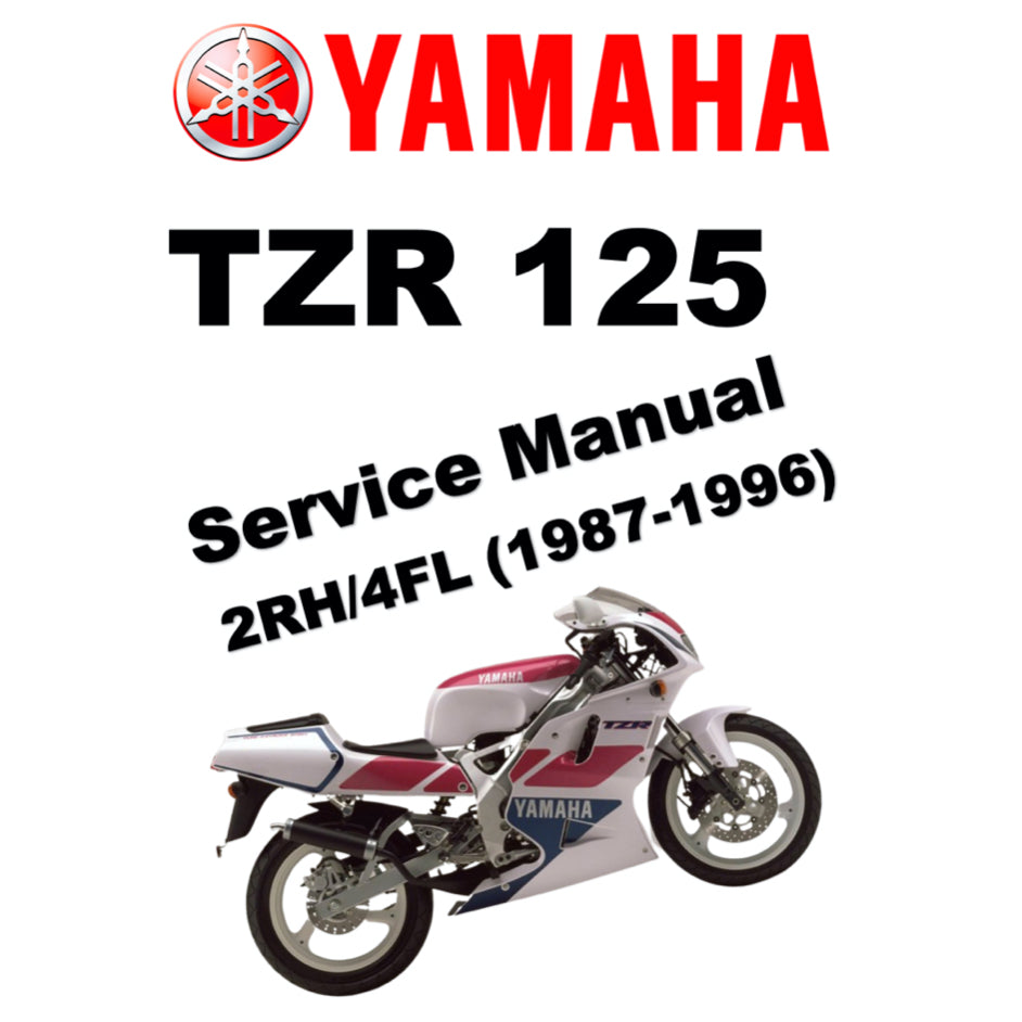 YAMAHA TZR125 (1987-1996) SERVICE WORKSHOP MANUAL + PARTS CATALOGUE + OWNER'S MANUAL - Image 2