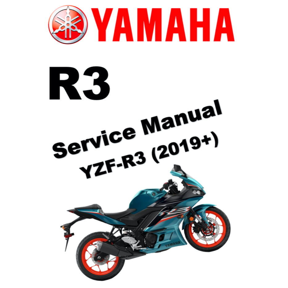 YAMAHA YZF-R3 (2019+) SERVICE WORKSHOP MANUAL + OWNER'S MANUAL - Image 2