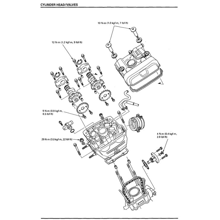 HONDA CBR150R (2002-2012) SERVICE WORKSHOP MANUAL + PARTS CATALOGUE + OWNER'S MANUAL - Image 8