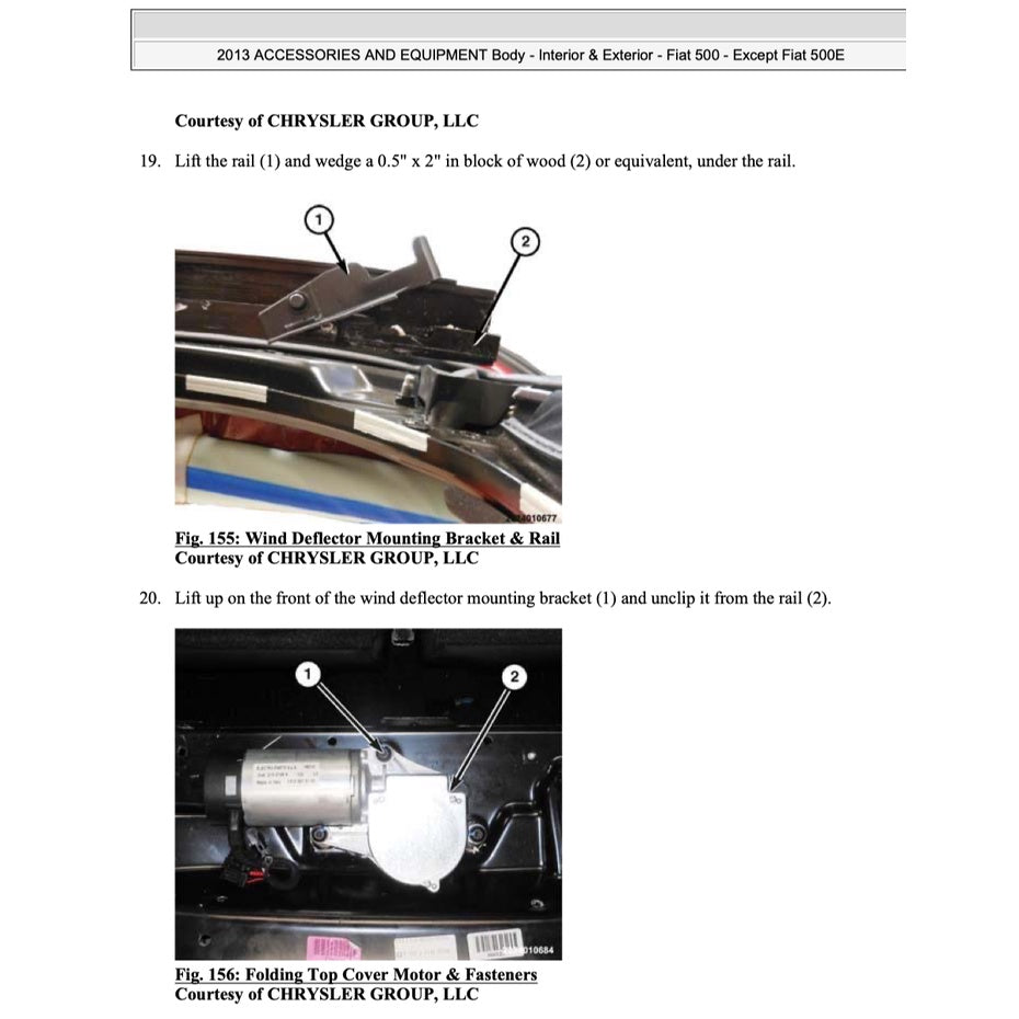 FIAT 500 (2009-2016) SERVICE WORKSHOP MANUAL - Image 8