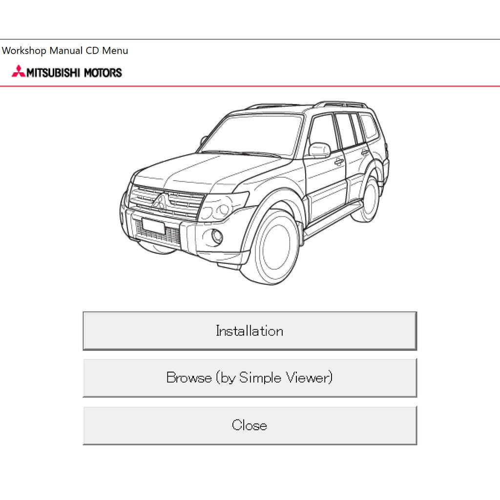 MITSUBISHI PAJERO IV V80/V90 (2006-2021) SERVICE WORKSHOP MANUAL - Image 13
