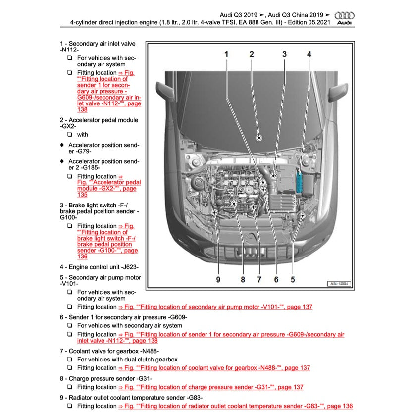AUDI Q3 F3 (2018+) SERVICE WORKSHOP MANUAL - Image 3