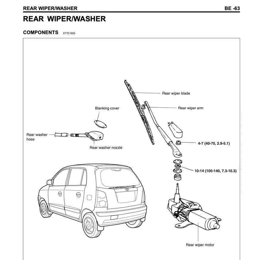 INOKOM / HYUNDAI ATOS PRIME (2003-2014) SERVICE WORKSHOP MANUAL - Image 8